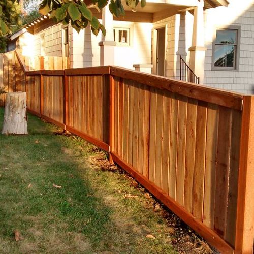 Wood Fencing is one of ALL IN ONE's many specialti