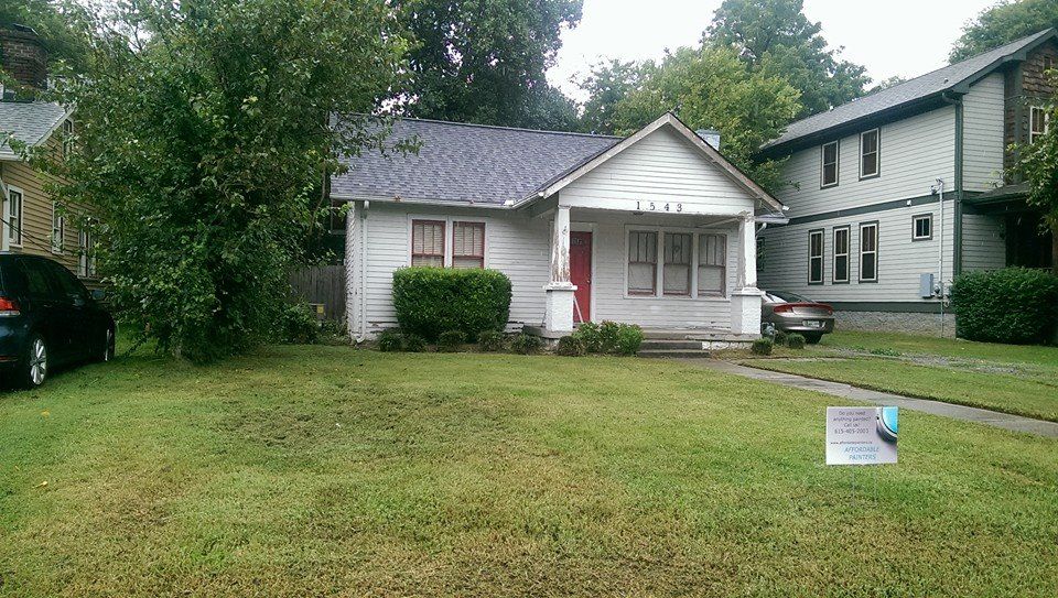 East Nashville, Douglas Ave exterior: Before