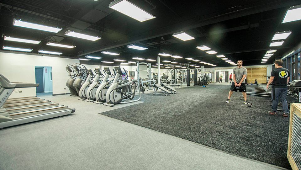 Turf & Weight Lifting Area on the back wall