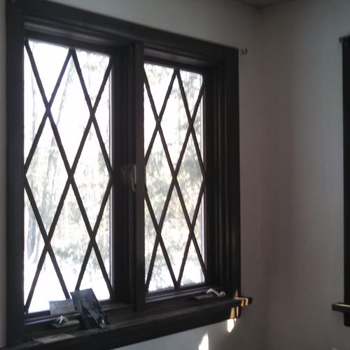 Residential interior window cleaning