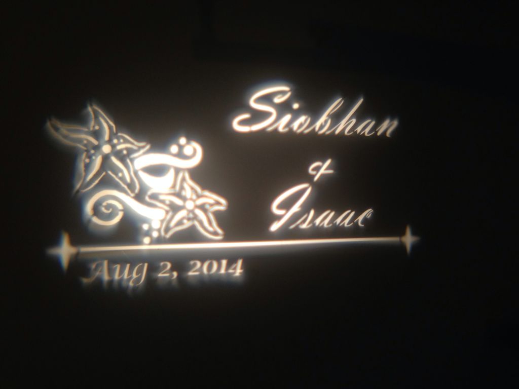 Wedding Gobo and Lighting
