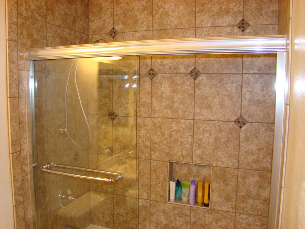 Custom Tile Work in Bathroom Remodel