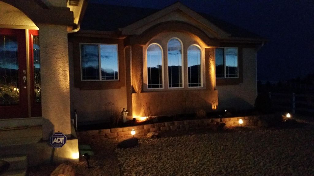 Landscape lighting project 