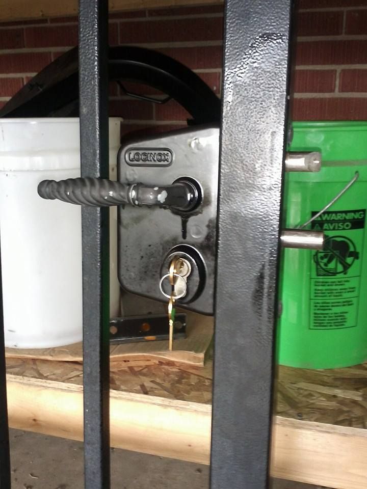 made a key for this gate lock.