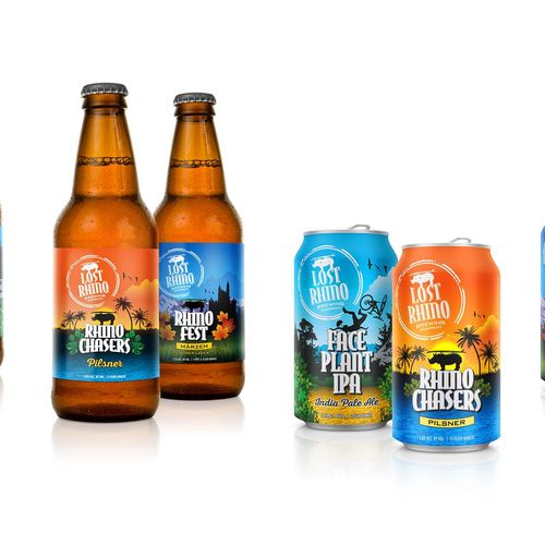 Logo design and packaging line look for craft beer