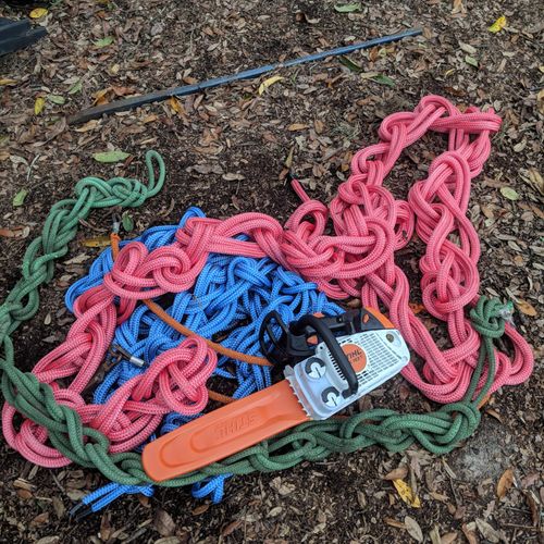 new ropes and climbing saw