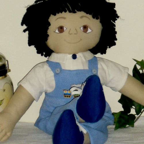 I teach doll making, this is one of my samples