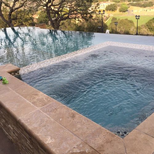 Infinity pool and spa account in chino hills,ca