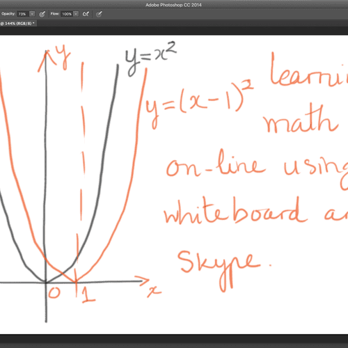 Using white board and Skype if tutoring remotely.