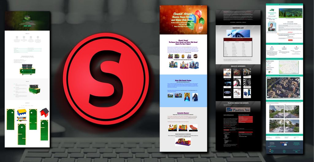 Website Design Example Screenshots