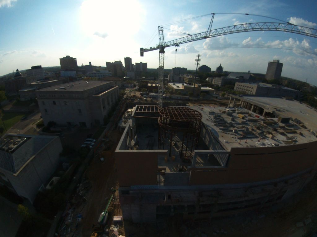 Aerial - Greetings from 9 stories up! Overlooking 