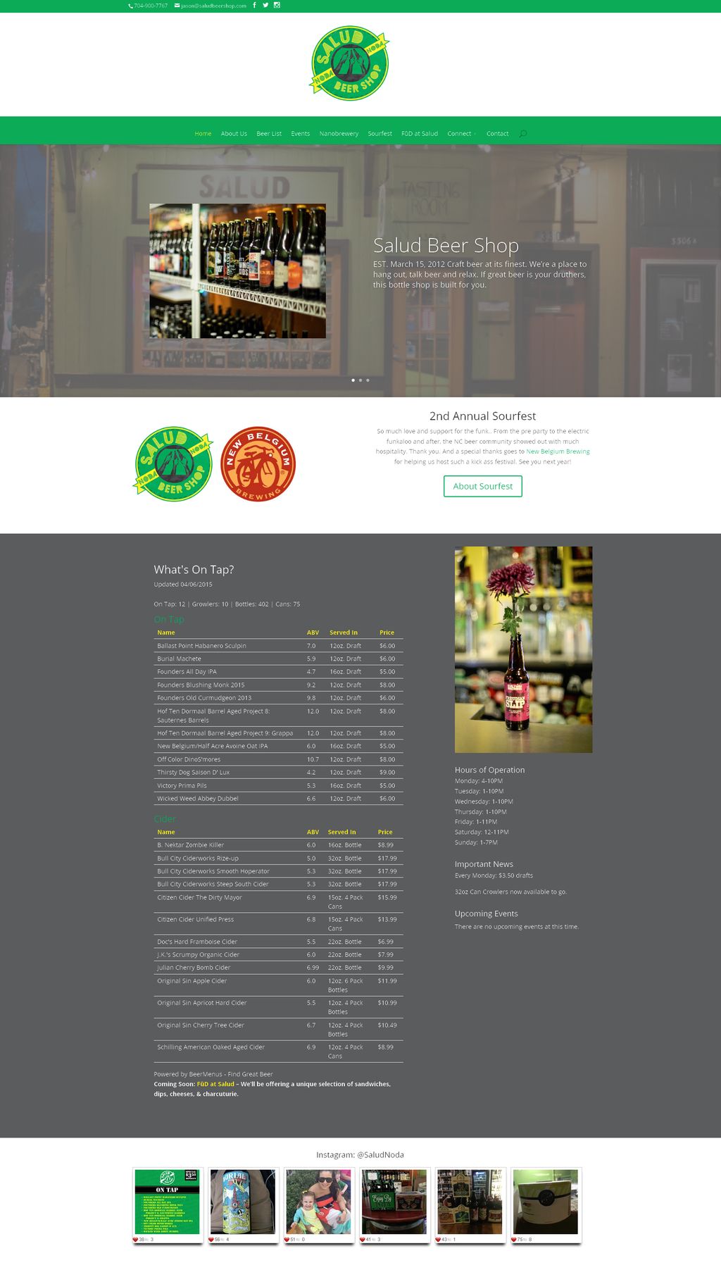Salud Beer Shop (http:saludbeershop.com)