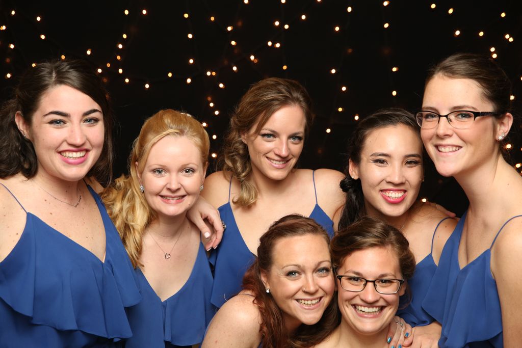 wedding - black w/ lights background