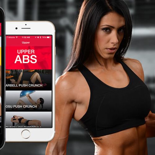 Mobile app we developed for fitness trainer, Bella