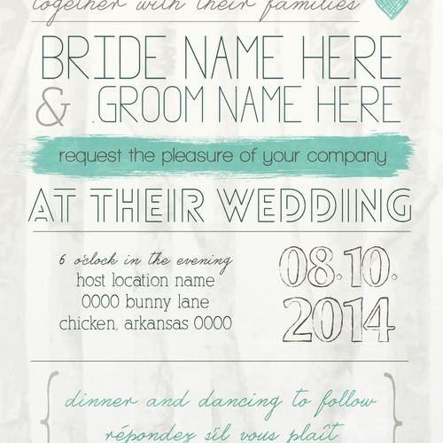 Want a personalized wedding invitation suite? Done