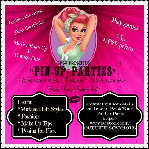 Pin Up Party's are great for many occasions. Girls