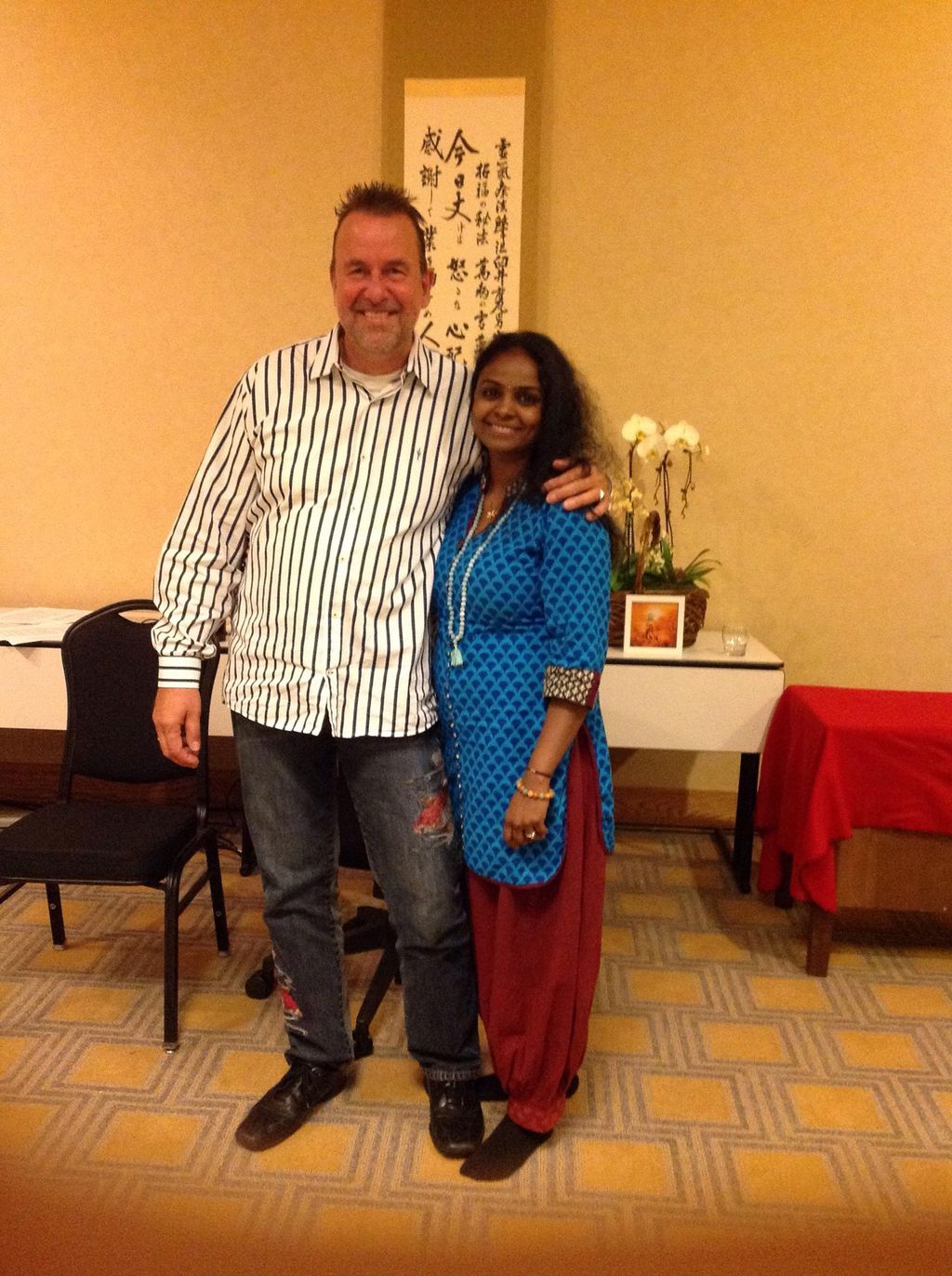 With my dear Sensei(Teacher) Arjava Petter