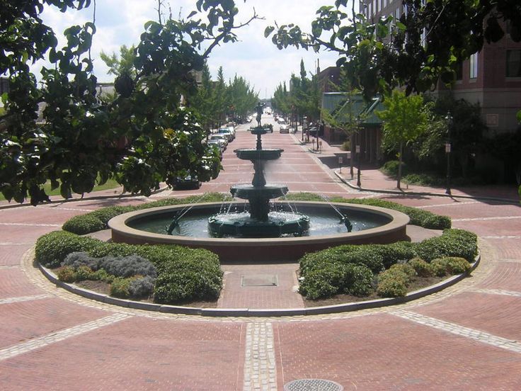 Riverwalk Fountain downtown Augusta, Ga