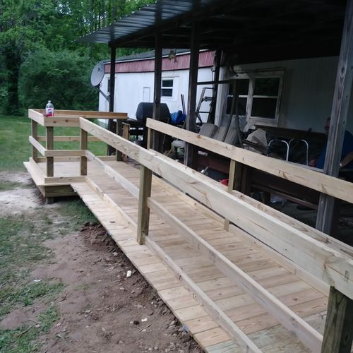 Ramp and deck build