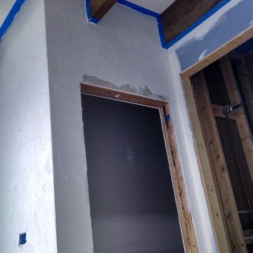 custom stucco work and wall coatings