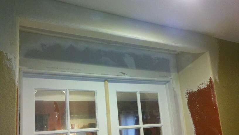 Entry remodel and double door install