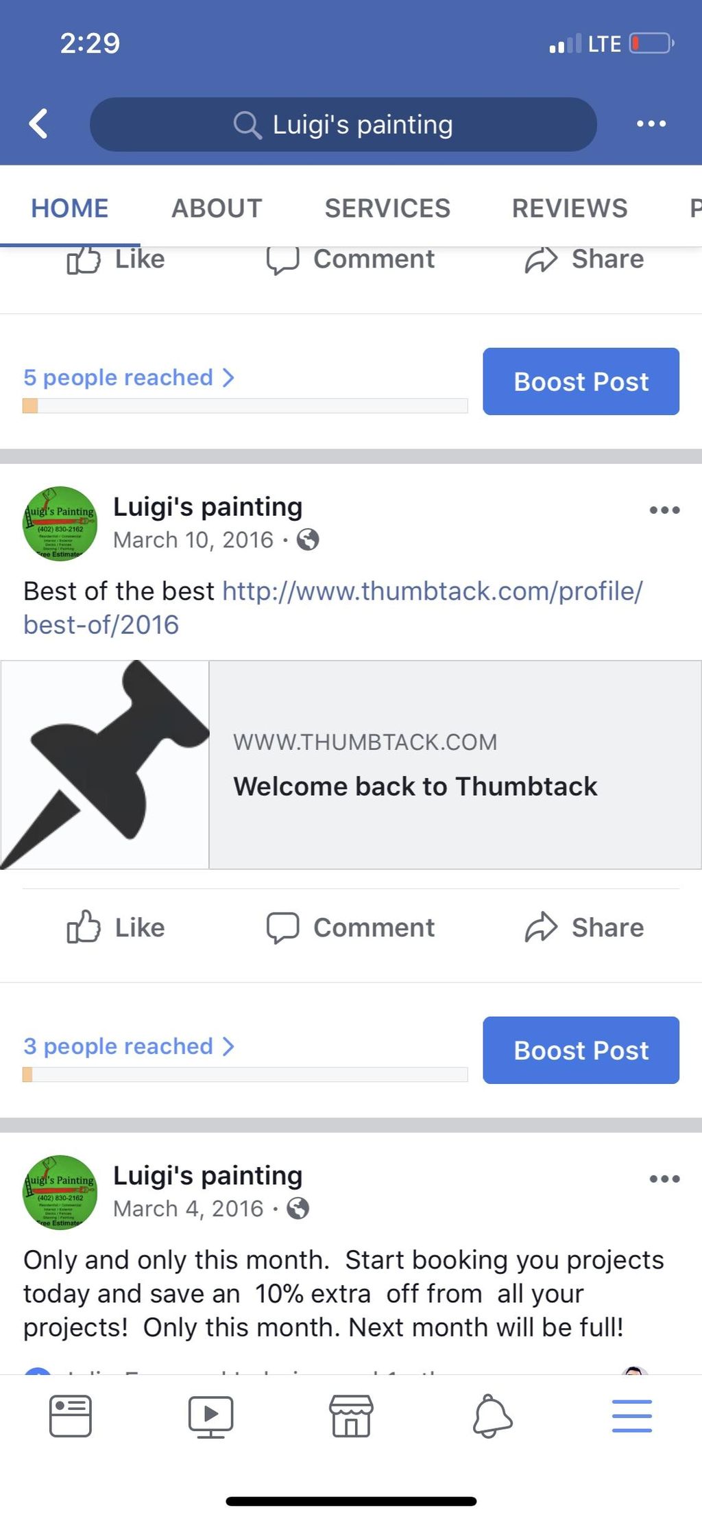 Luigi’s Painting