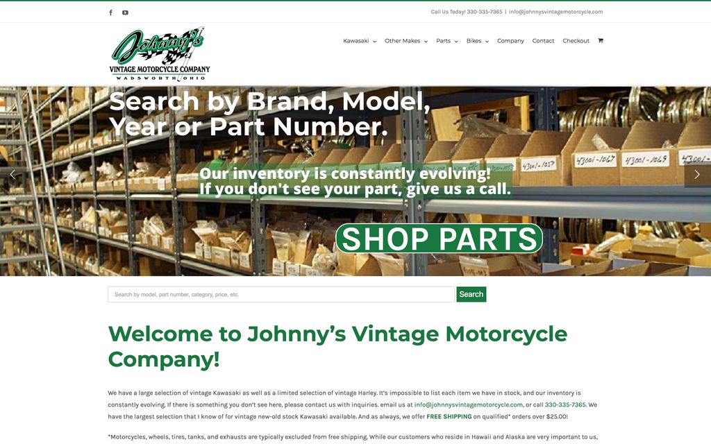 eCommerce with deep search functionality