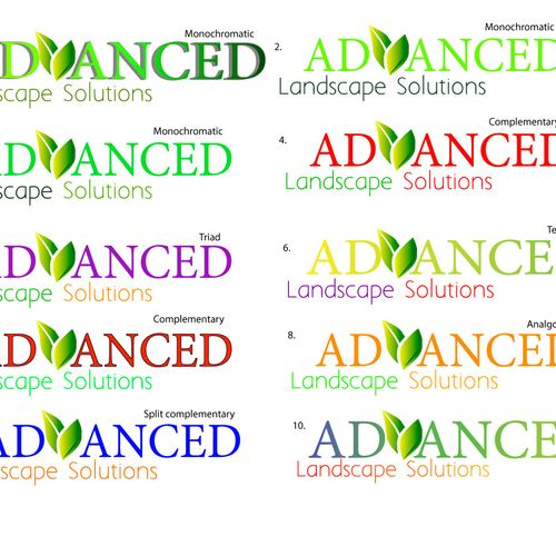 Advanced Landscape Solutions Logo Design