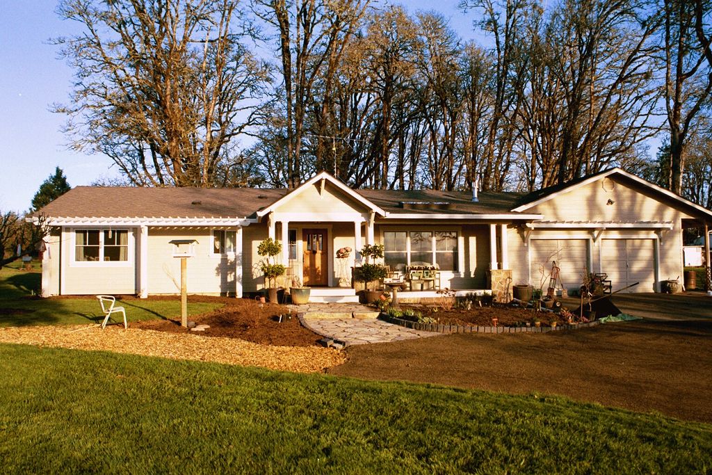 Addition of a craftsman porch and replacing the wi