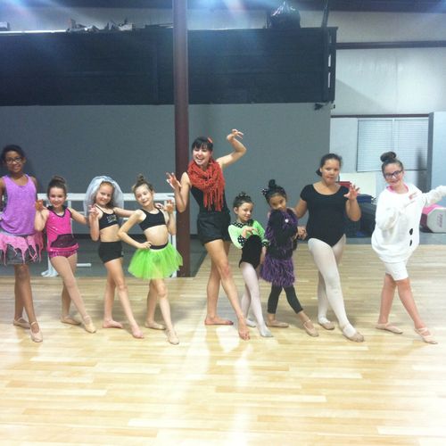 Having a bit of Halloween fun with younger ballet 