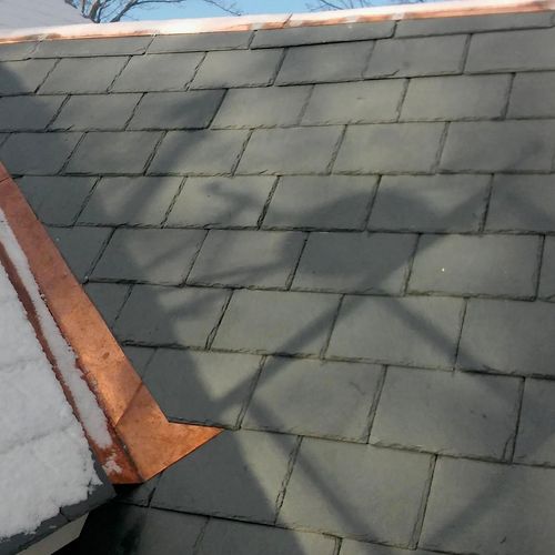 New Slate Roof Installation, Corinth