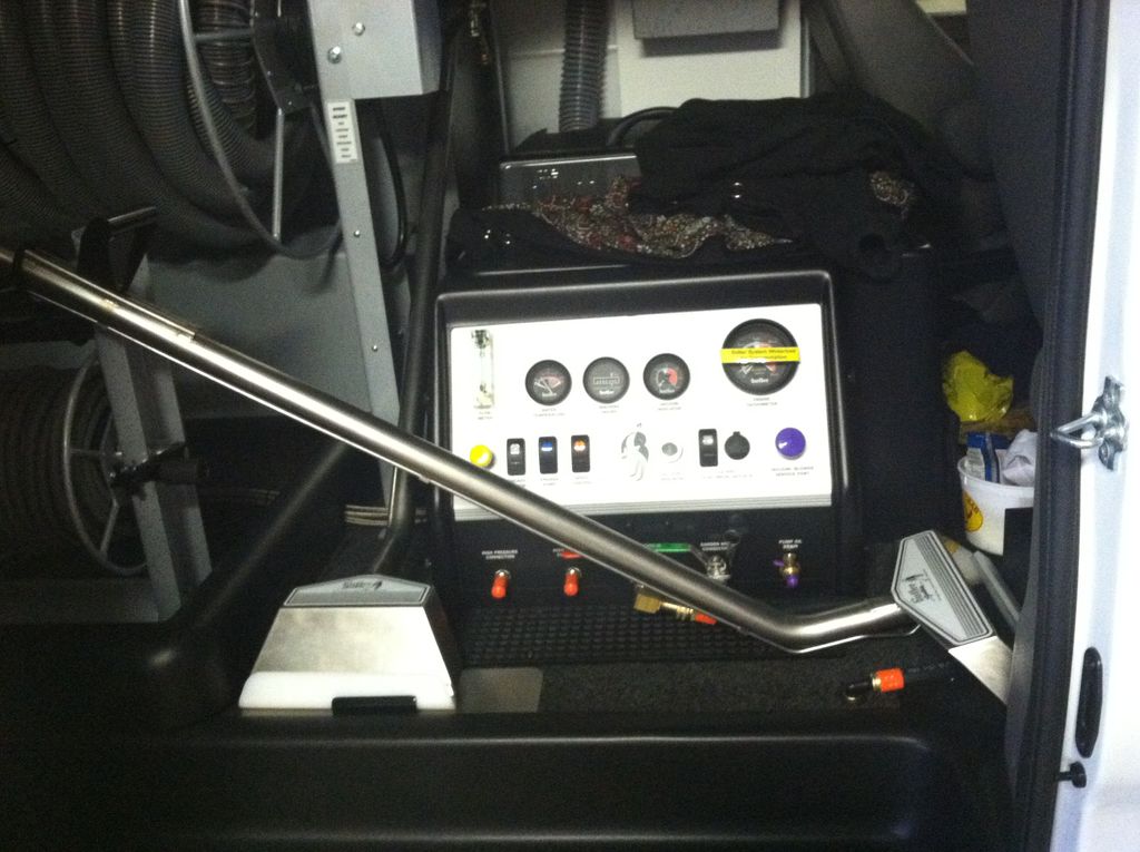We use the Butler System - Finest carpet steam cle
