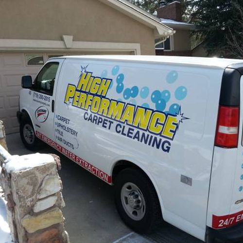 State-of-the-art truck mounted carpet cleaning. Co