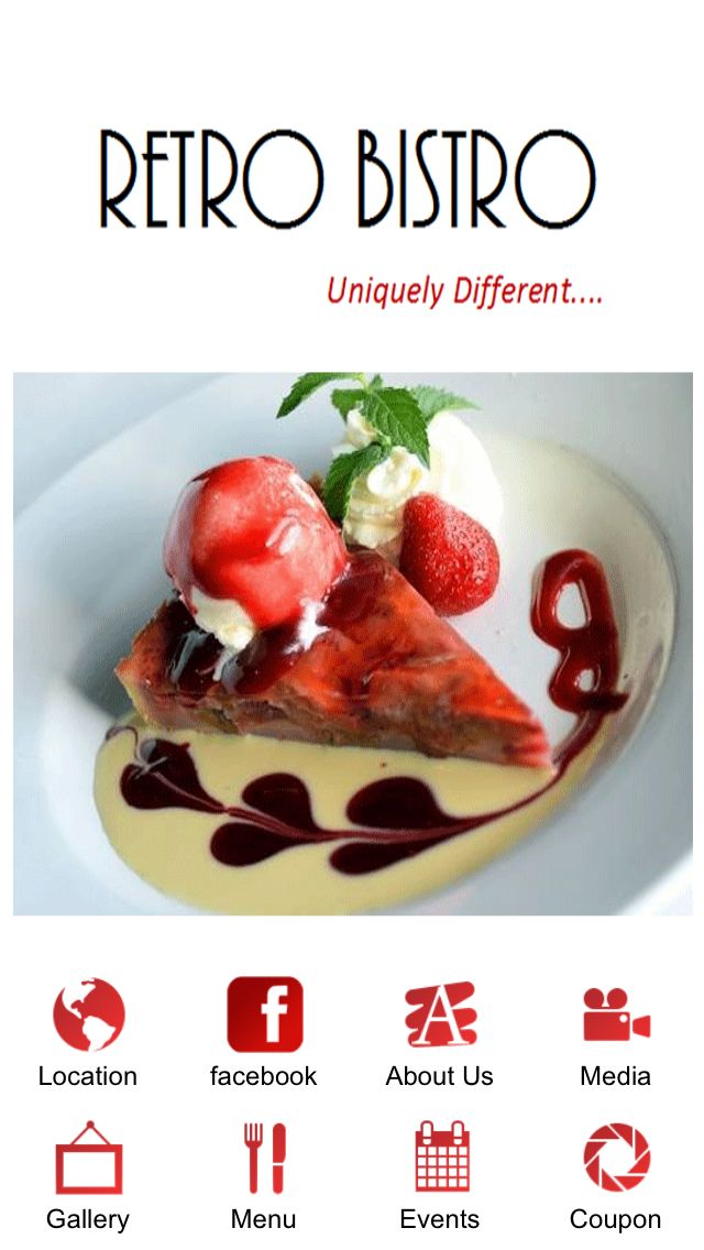 Restaurant mobile app for Android and IOS app mark