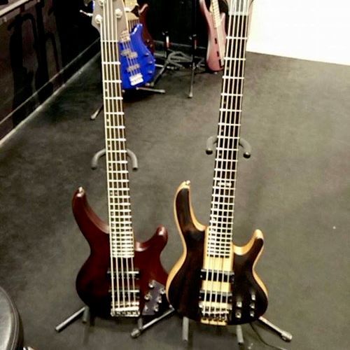 My basses that I use to record