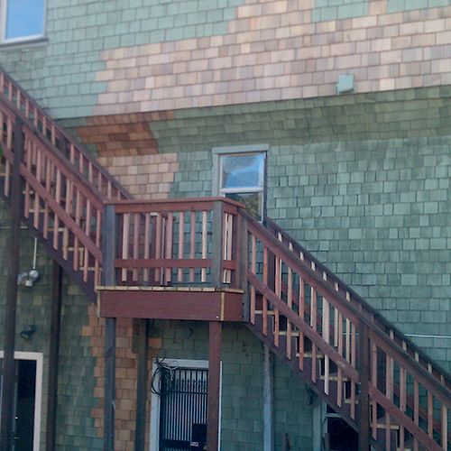 Stairs/Railing/Landings Replacement and Shingle Re