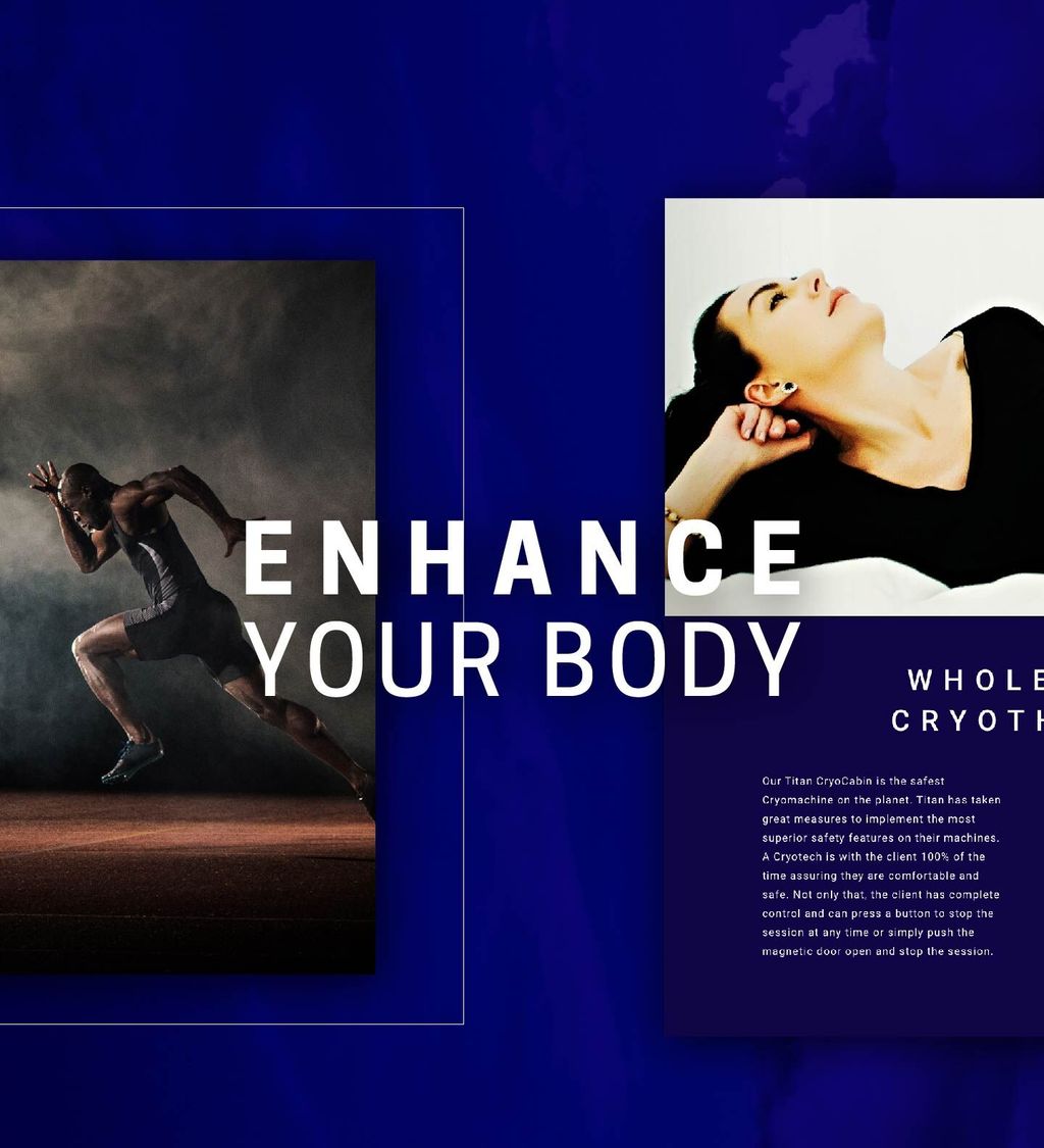 Cryo23: Branding and full website build 