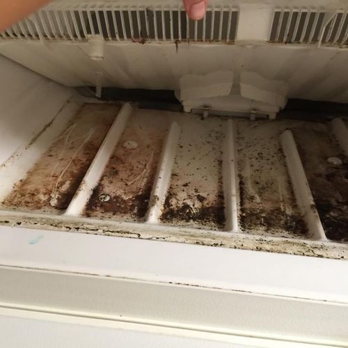 Dirty Refrigerator after move out