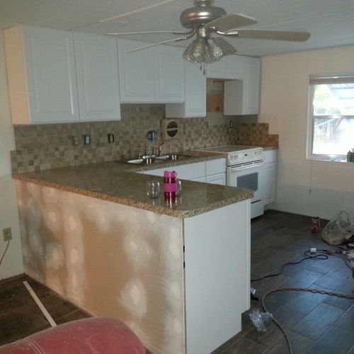 Kitchen remodeling (after)