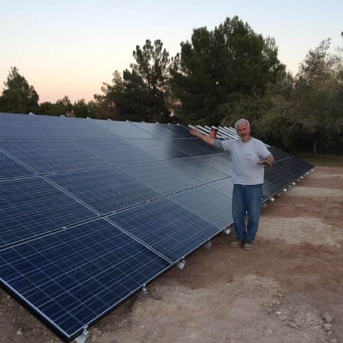 Ground Mounted Solar Panels Install