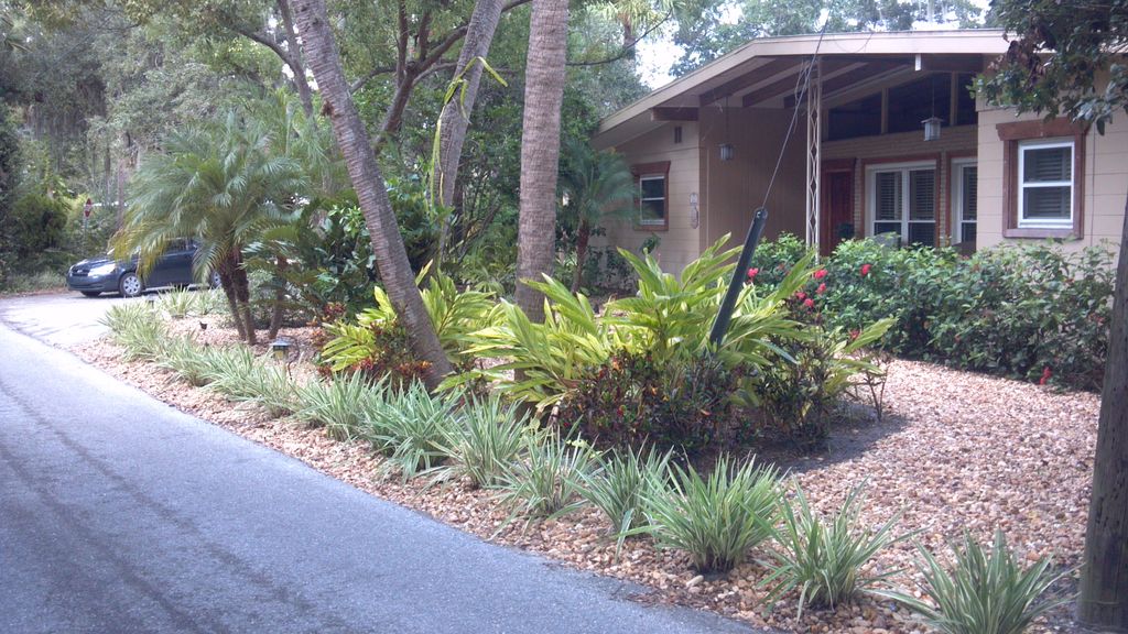 Hardscapes and xeriscapes.