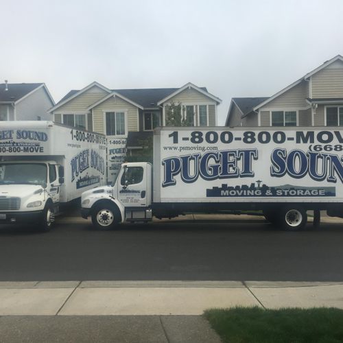 Moving Company Trucks in Kent, Washington