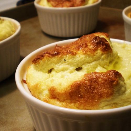 blue cheese souffle