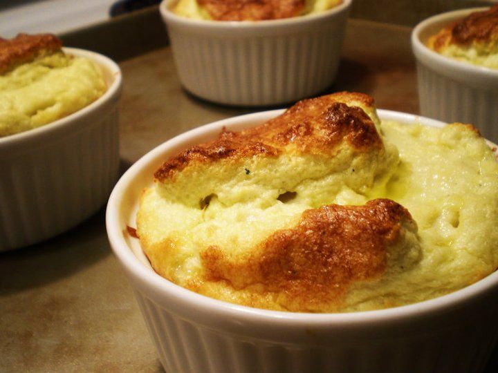 blue cheese souffle