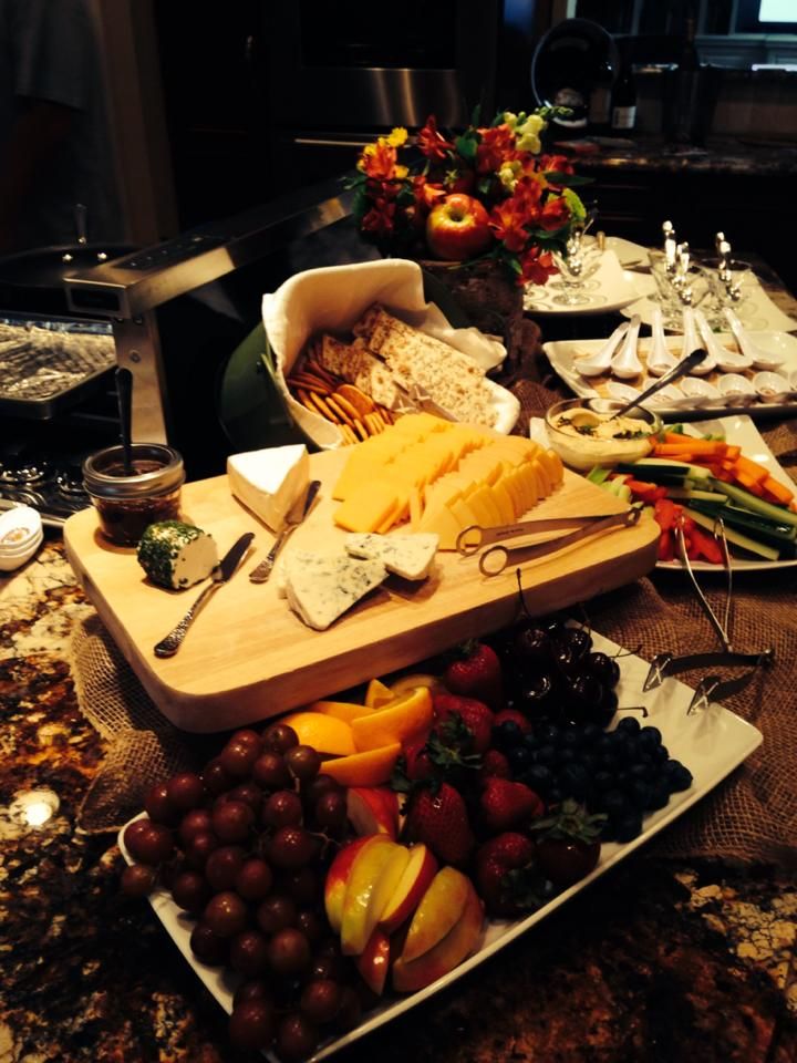 Fruit and Cheese Display