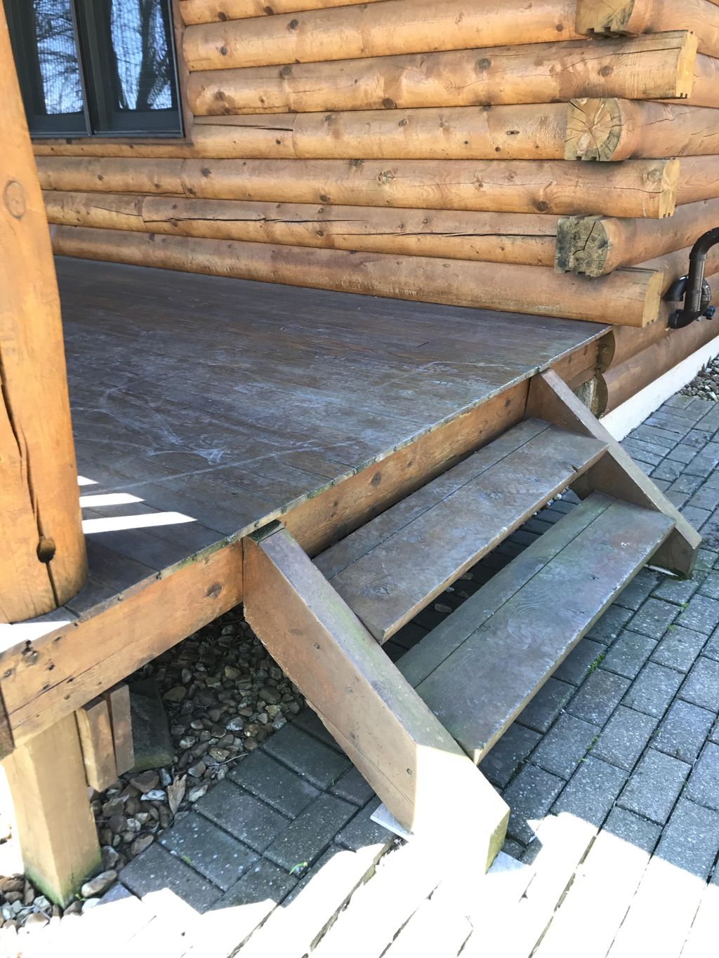 Before...no handrails