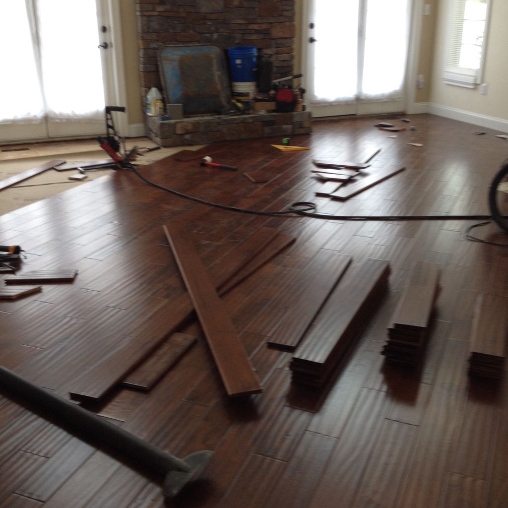 New hardwood floors