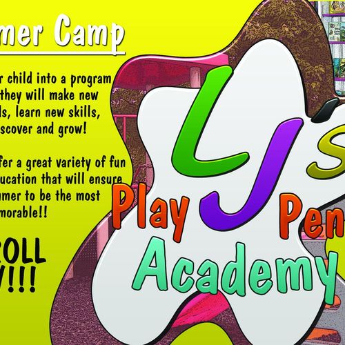 A flyer advertising a new summer camp enrollment.