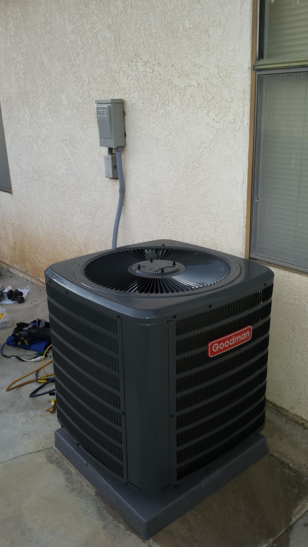 Condenser change out