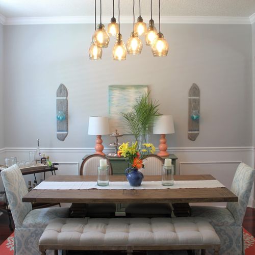 Coastal dining space in Fleming Island.